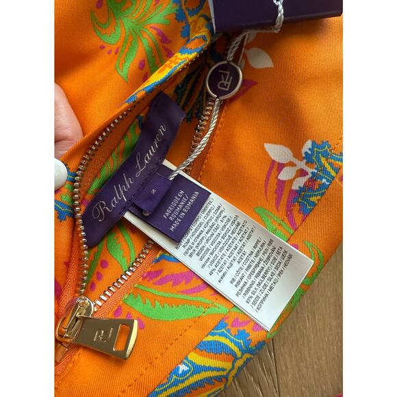 New Ralph Lauren Purple Label Torrence Reversible Jacket Navy Orange $1890 Sz 2 - Picture 9 of 11